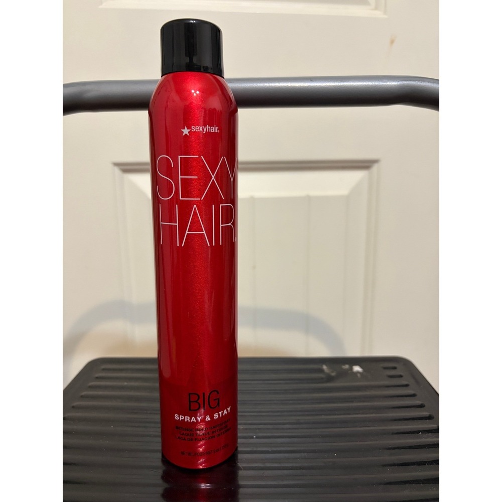 Sexy Hair Big Spray & Stay Intense Hold Hairspray 9oz Red Bottle High Shine